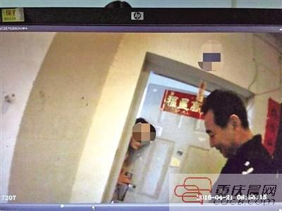 民警找到黄燕确认其没有自杀。 江北警方供图